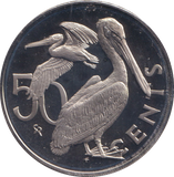 1974 PROOF FIFTY CENTS BRITISH VIRGIN ISLANDS 2