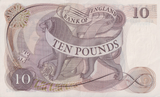 TEN POUNDS BANKNOTE FFORDE REF £10-25 ( AUNC )