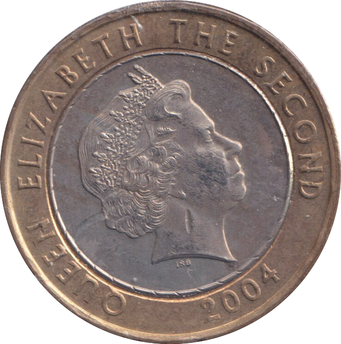 2004 £2 POUNDS 30TH ANNIVERSARY FALKLAND ISLANDS