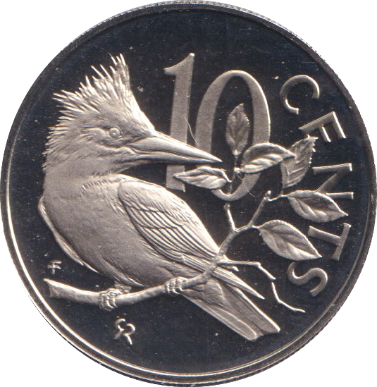 1974 PROOF TEN CENTS BRITISH VIRGIN ISLANDS 2