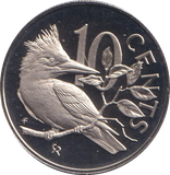 1974 PROOF TEN CENTS BRITISH VIRGIN ISLANDS 2