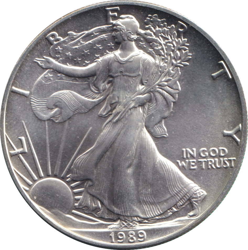 1989 SILVER DOLLAR USA