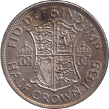 1939 HALFCROWN ( AUNC )