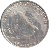 1974 SILVER 500 LIRA ITALY