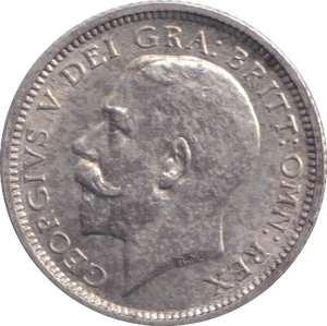 1925 SIXPENCE ( AUNC )