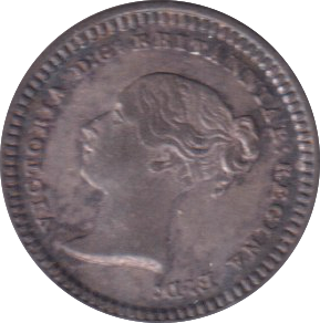 1843 THREE HALF PENCE ( AUNC )