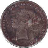1858 SIX PENCE ( NF )