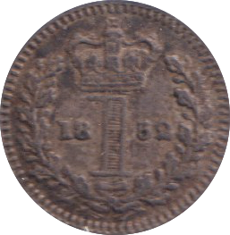 1852 MAUNDY ONE PENNY ( GVF )