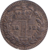 1852 MAUNDY ONE PENNY ( GVF )