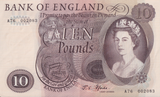 TEN POUNDS BANKNOTE FFORDE REF £10-27 ( AUNC )