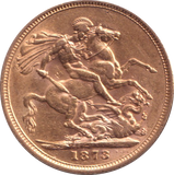 1873 GOLD SOVEREIGN ( GVF ) SYDNEY MINT