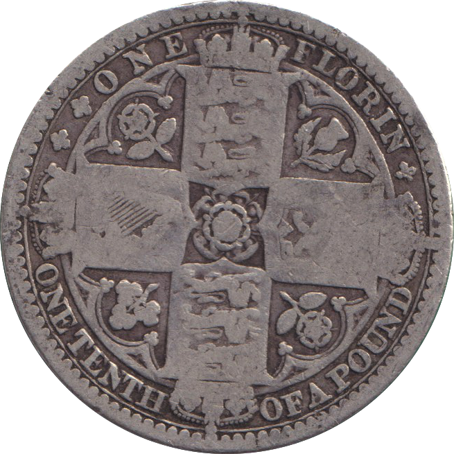 1849 FLORIN ( FINE )