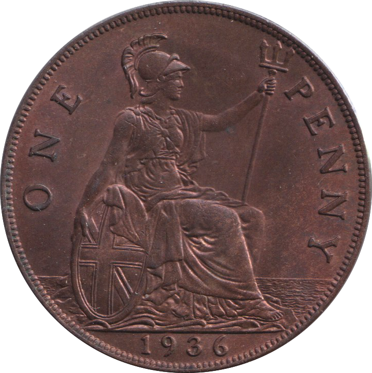 1936 PENNY ( UNC )