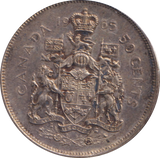 1965 SILVER 50 CENTS CANADA