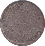 1812 BIRMINGHAM WORKHOUSE SIXPENCE TOKEN