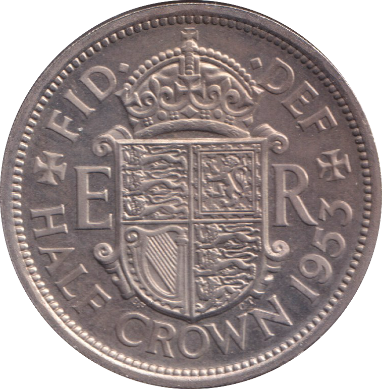 1953 HALFCROWN ( PROOF )