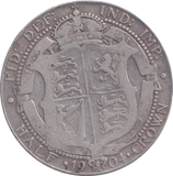 1904 HALFCROWN ( FINE )