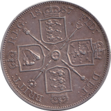 1887 DOUBLE FLORIN ( VF )