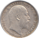 1908 THREEPENCE ( VF )