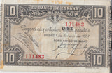 1937 10 PESTAS BANKNOTE SPAIN REF-1628