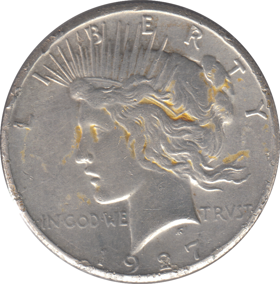 1927 SILVER ONE DOLLAR USA