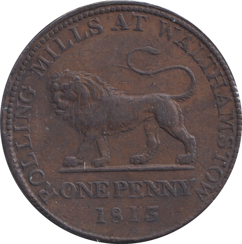 1815 WALTHAMSTOW PENNY TOKEN