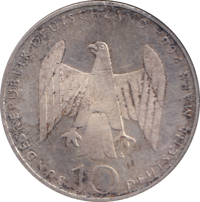 1994 SILVER GERMANY 10 MARK