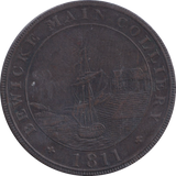 1811 NEWCASTLE PENNY TOKEN