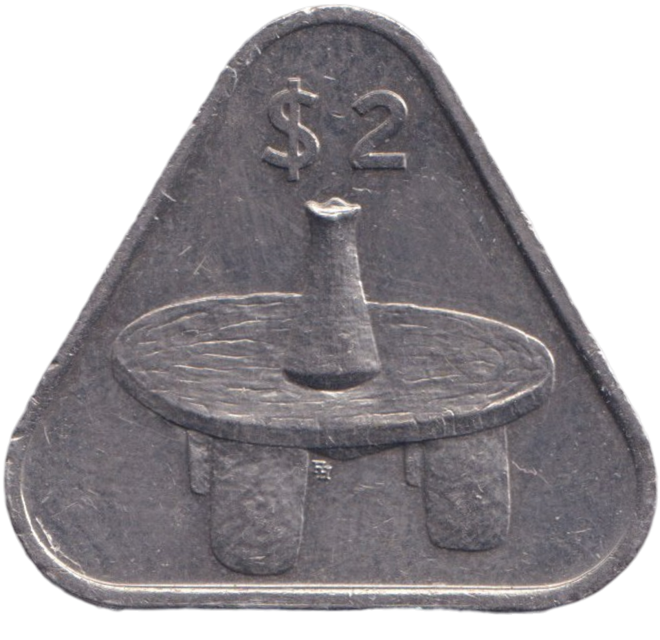 1988 TWO DOLLAR COOK ISLAND