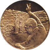 1974 SILVER GOLD PLATED WINSTON CHURCHILL VE-DAY MEDALLION