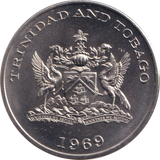 1969 ONE DOLLAR TRINIDAD AND TOBAGO