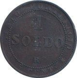 1867 ONE SOLDO VATICAN