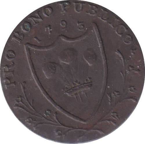1793 SOUTH WALES FARTHING TOKEN