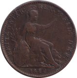 1822 FARTHING ( VF )
