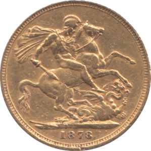 1878 GOLD SOVEREIGN ( GVF ) MELBOURNE MINT