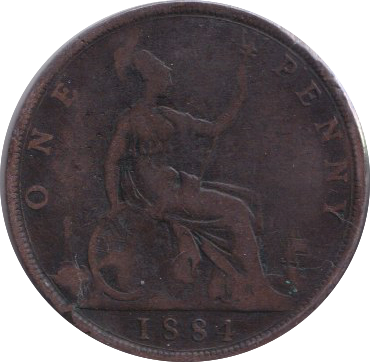 1884 PENNY ( FINE )