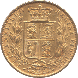 1862 GOLD SOVEREIGN DIE 31 ( AUNC )
