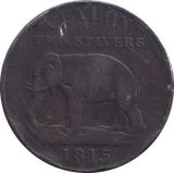 1815 2 STIVER CEYLON