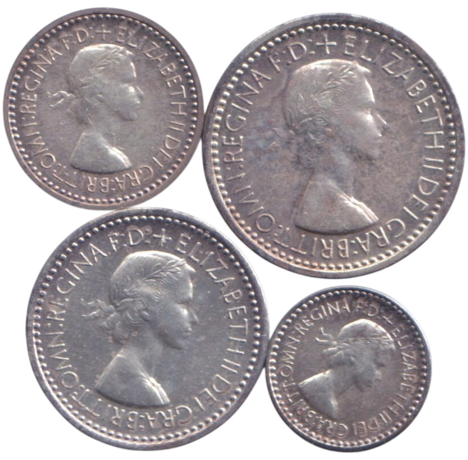 1953 MAUNDY SET ( UNC ) ST. PAUL CATHEDRAL
