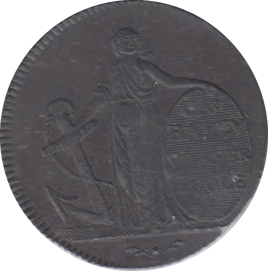 1795 POOKE FARTHING TOKEN