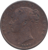 1847 FARTHING ( FINE )