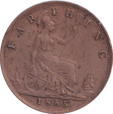 1885 FARTHING ( VF )