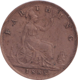 1885 FARTHING ( VF )