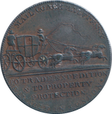 1797 HALFPENNY TOKEN MAIL COACH