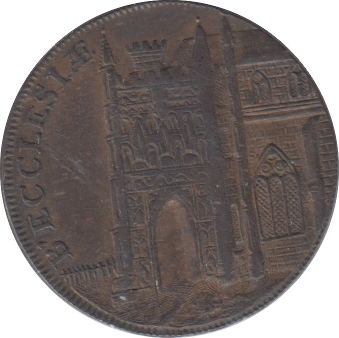 1795 BECCLES HALFPENNY TOKEN