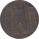 1795 BECCLES HALFPENNY TOKEN