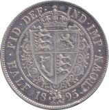 1895 HALFCROWN ( VF )