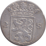 1787 SILVER 2 STUIVER HOLLAND