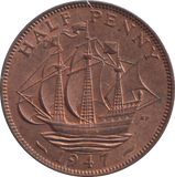 1947 HALFPENNY ( BU )