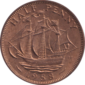 1958 HALFPENNY ( BU )
